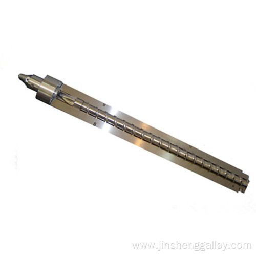 With wear-resistance bimetallic single screw barrel